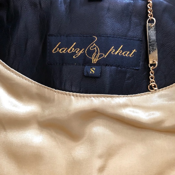 Baby Phat Quilted Leather Long Coat - Picture 9 of 10